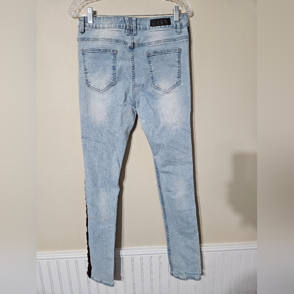 DNA Jeans Red Stone Distressed Jeans Size 32 - Picture 4 of 9